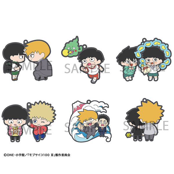 Mob Psycho 100 III MEGAHOUSE Rubber Mascot Buddycolle(set of 6)