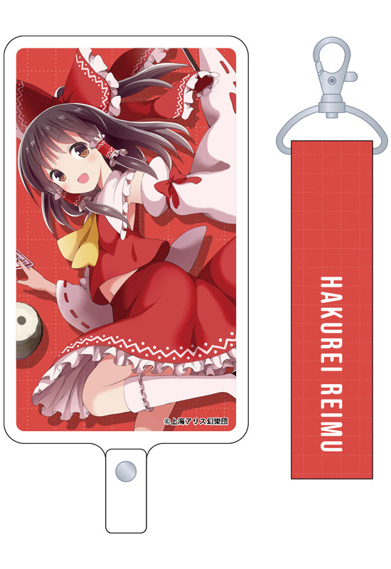 Touhou Project Movic Phone Tab & Strap Set Hakurei Reimu