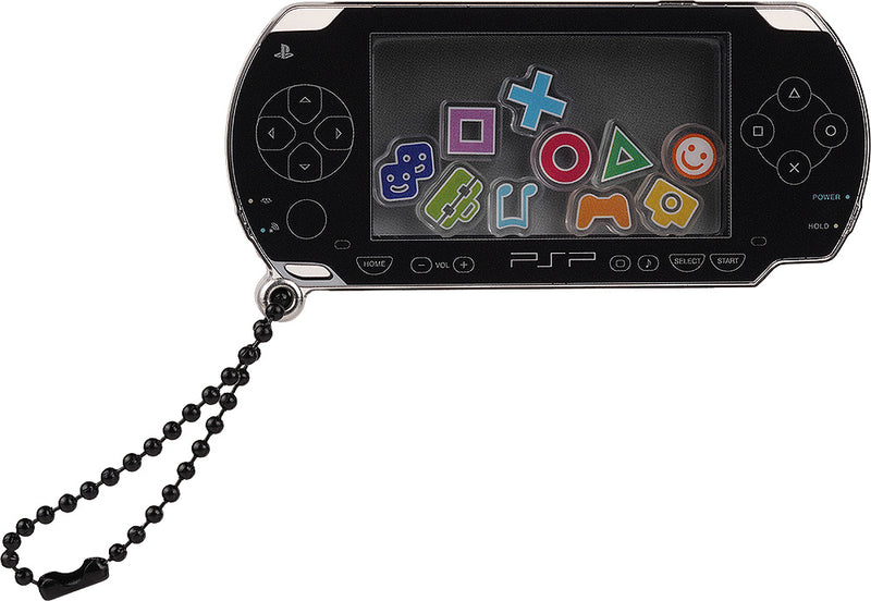 PlayStation Good Smile Company PSP™ (PlayStation™Portable) Rattle Acrylic Keychain: Black Ver./White Ver.