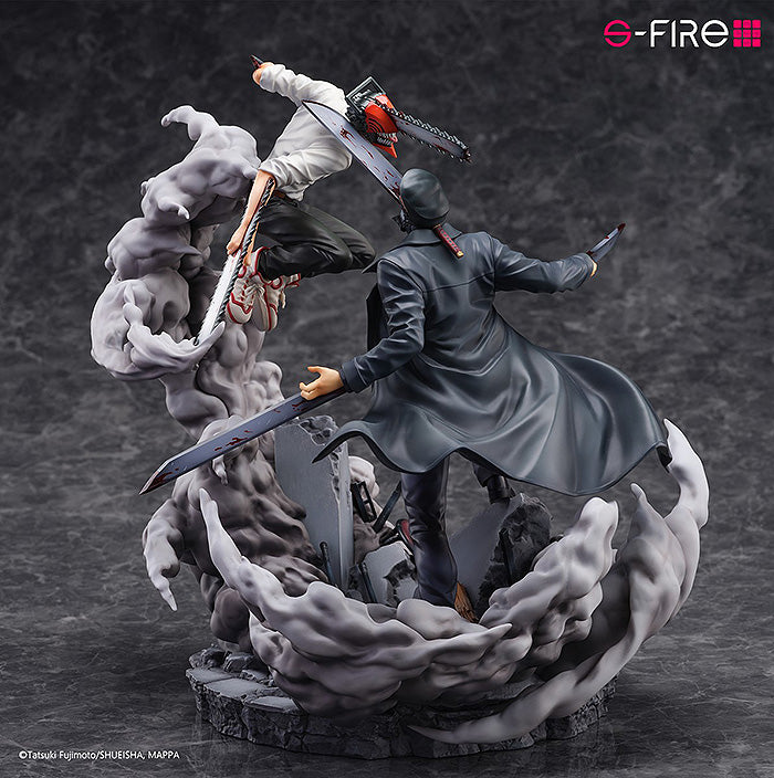 CHAINSAW MAN SEGA Super Situation Figure Chainsaw Man vs. Samurai Sword