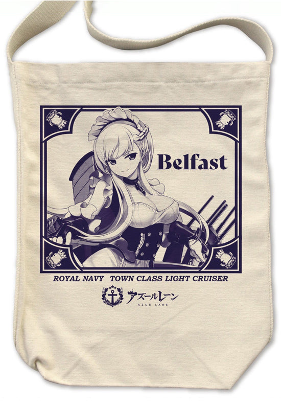 Azur Lane Cospa Belfast Shoulder Tote Bag Natural
