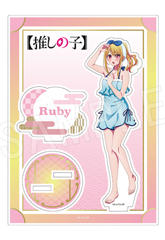 Oshi no Ko Chugai Mining Acrylic Stand Sauna Ver. Ruby