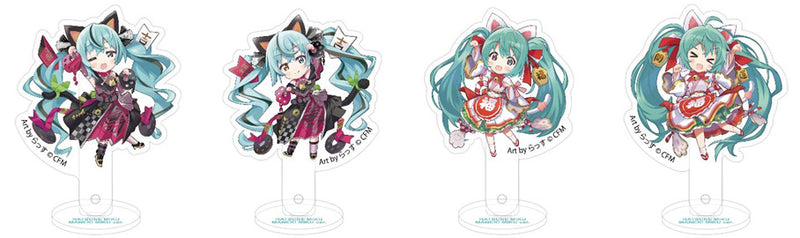 Hatsune Miku x Maneki-neko KADOKAWA Kill Two Birds with One Stone Props & Stand Art by Rassu Art by Rassu