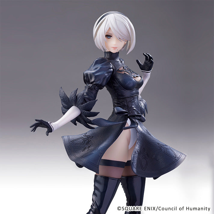 NieR:Automata SQUARE ENIX VER.1.1A Statuette 2B (YoRHa No. 2 Type B) NO GOGGLES VER.