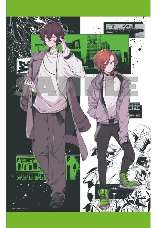 Bungo Stray Dogs KADOKAWA Harukawa 35 Illustration B2 Tapestry Dazai & Chuya