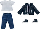 Nendoroid Doll Good Smile Company Nendoroid Doll Outfit Set: Leather Jacket (Black/Ivory)