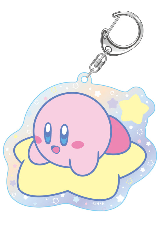 Kirby's Dream Land Twinkle Aurora Acrylic Key Chain E Kirby, Warp Star