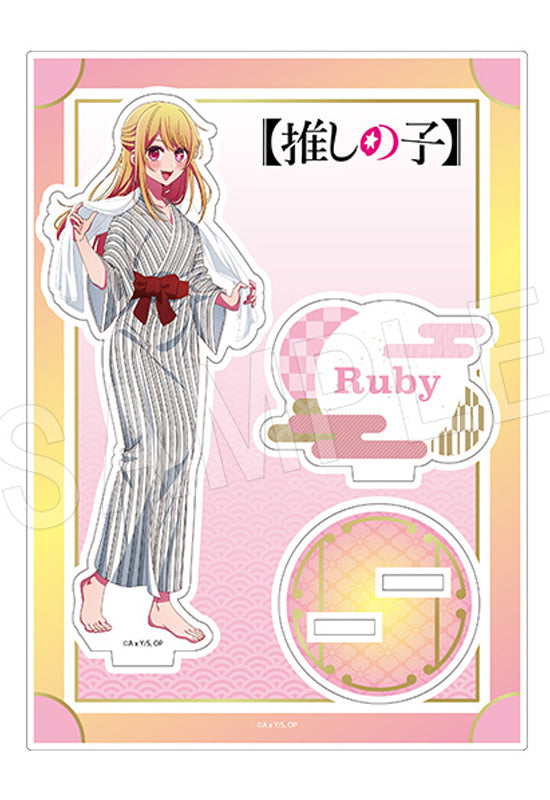 Oshi no Ko Chugai Mining Acrylic Stand Bath Ver. Ruby