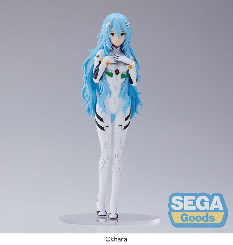 EVANGELION: 3.0+1.0 Thrice Upon a Time SEGA SPM Figure Rei Ayanami Long Hair Ver.