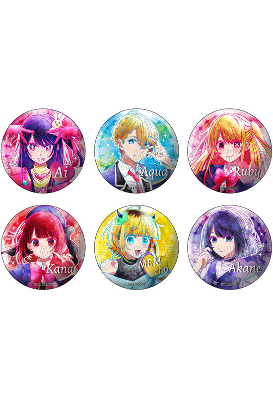 Oshi no Ko Twinkle Wet Color Series Can Badge