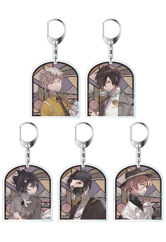 Bungo Stray Dogs KADOKAWA Harukawa 35 Illustration Acrylic Key Chain (1-5 Selection)