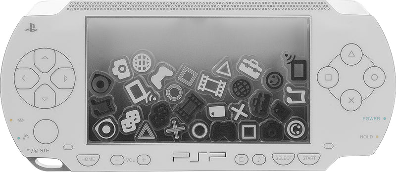 PlayStation Good Smile Company PSP™ (PlayStation™Portable) Rattle Acrylic Stand: Black Ver./White Ver.