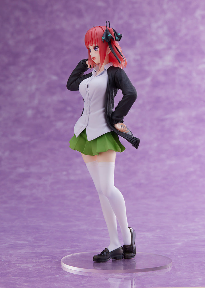 The Quintessential Quintuplets 2 Taito Coreful Figure Nino Nakano (School Uniform Ver.) Renewal Edition