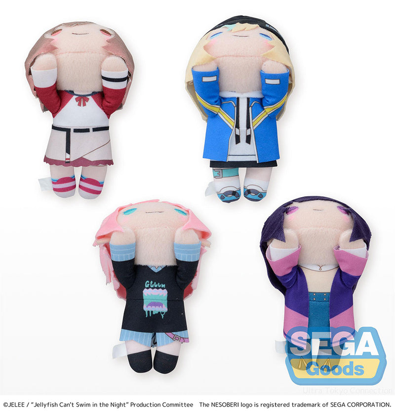 Jellyfish Can't Swim in the Night SEGA NESOBERI (Lay-Down) Mini Plush (EX)