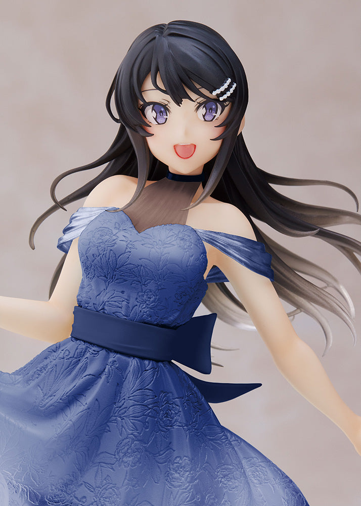 Rascal Does Not Dream of Bunny Girl Senpai Taito Coreful Figure Mai Sakurajima (Clear Dress Ver.) Renewal Edition