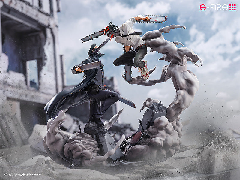 CHAINSAW MAN SEGA Super Situation Figure Chainsaw Man vs. Samurai Sword
