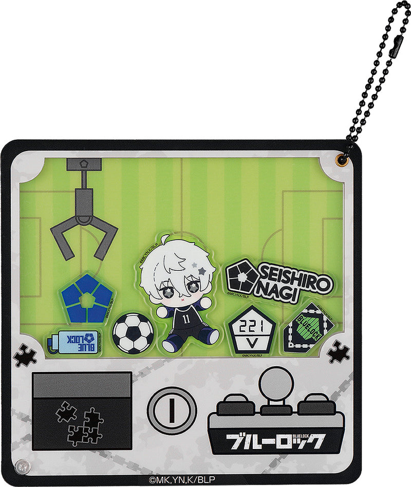 BLUE LOCK GoodSmile Moment HUGGY Claw Machine Acrylic Keychain