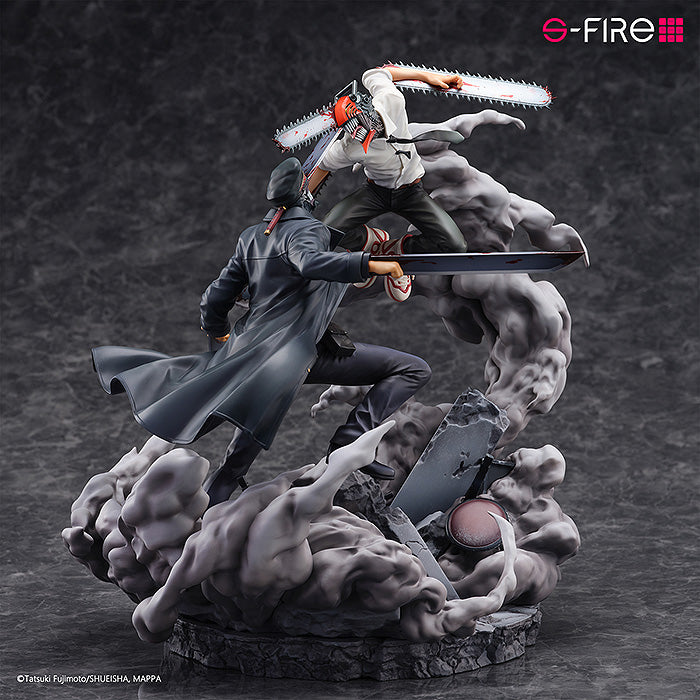 CHAINSAW MAN SEGA Super Situation Figure Chainsaw Man vs. Samurai Sword