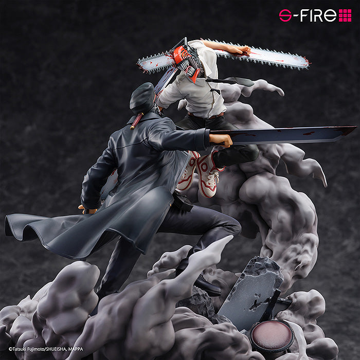 CHAINSAW MAN SEGA Super Situation Figure Chainsaw Man vs. Samurai Sword