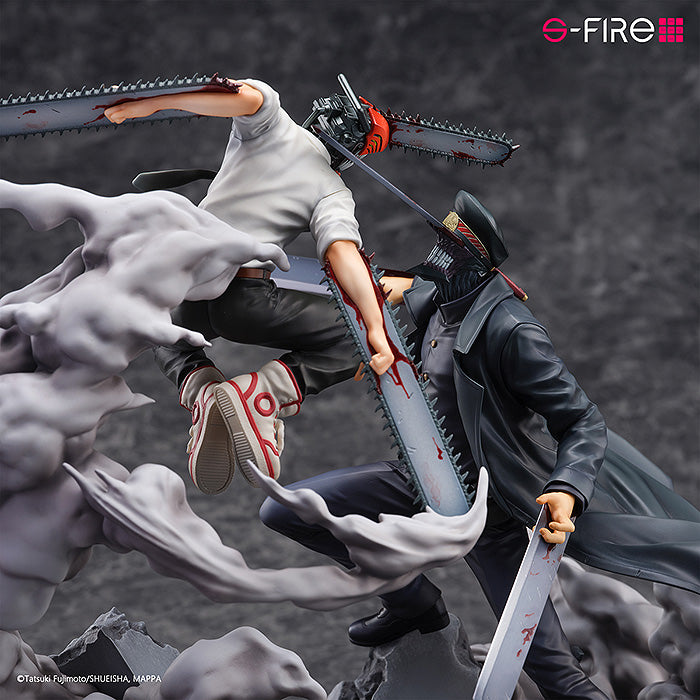 CHAINSAW MAN SEGA Super Situation Figure Chainsaw Man vs. Samurai Sword