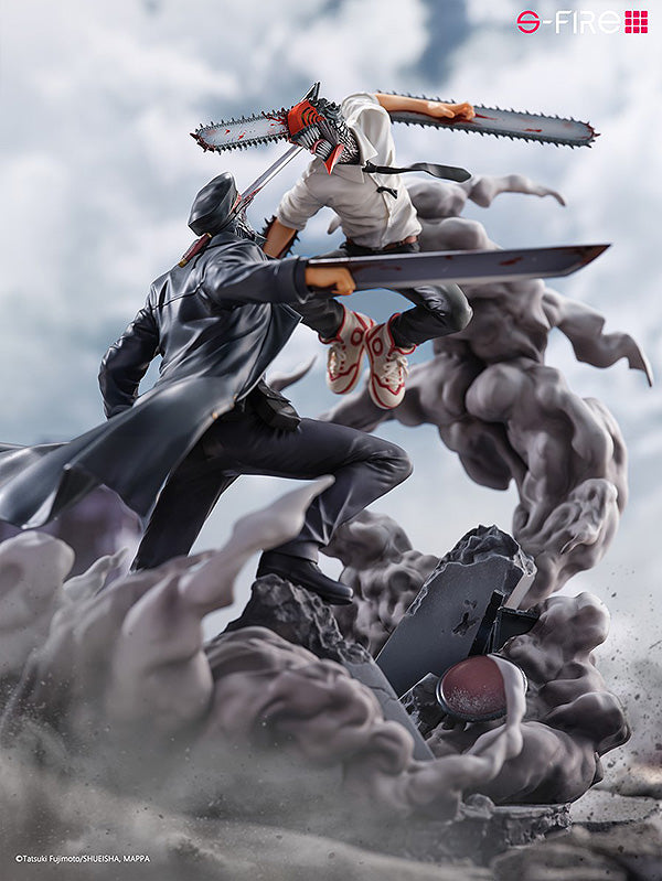 CHAINSAW MAN SEGA Super Situation Figure Chainsaw Man vs. Samurai Sword