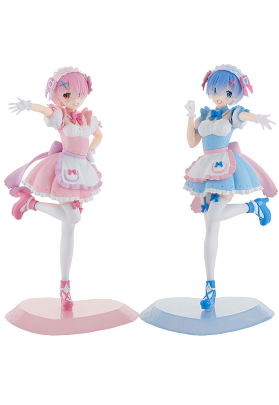 Re:ZERO -Starting Life in Another World-FuRyu TENITOL Yumekawa Maid Rem & Ram: Set With Bonus