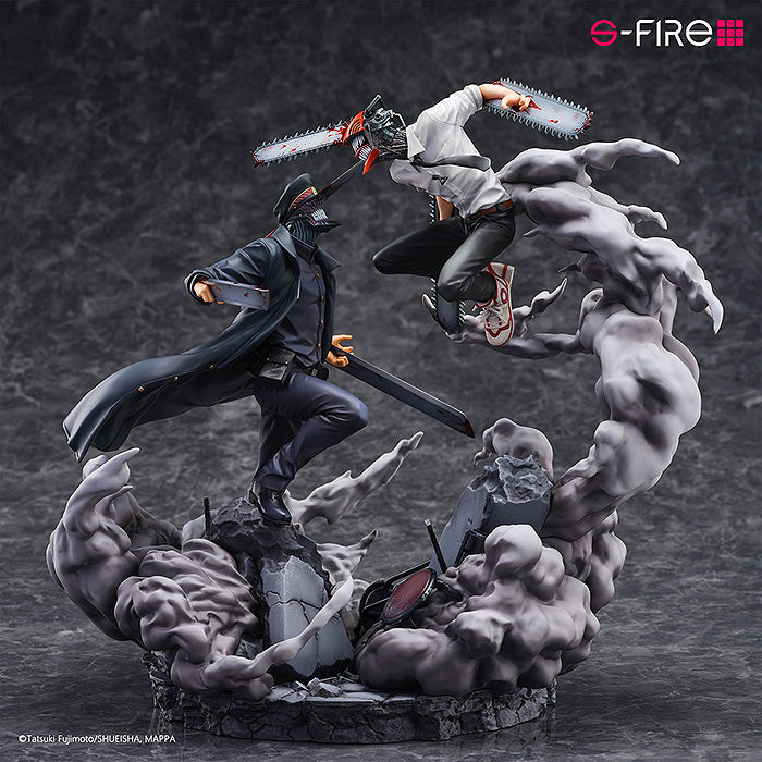 CHAINSAW MAN SEGA Super Situation Figure Chainsaw Man vs. Samurai Sword