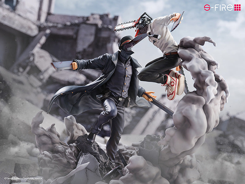CHAINSAW MAN SEGA Super Situation Figure Chainsaw Man vs. Samurai Sword