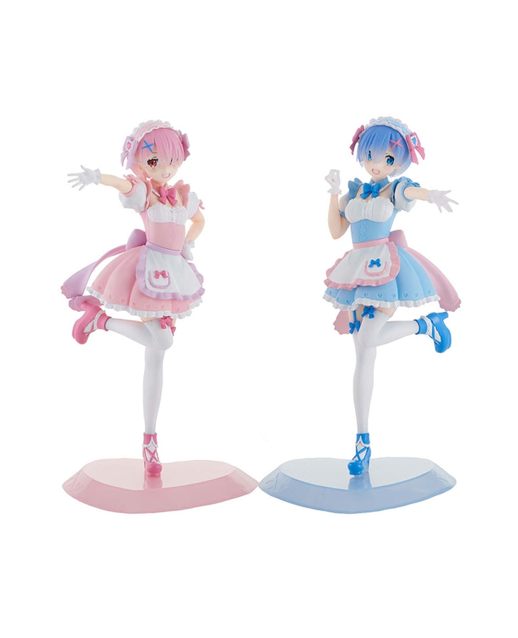 Re:ZERO -Starting Life in Another World-FuRyu TENITOL Yumekawa Maid Rem & Ram: Set With Bonus