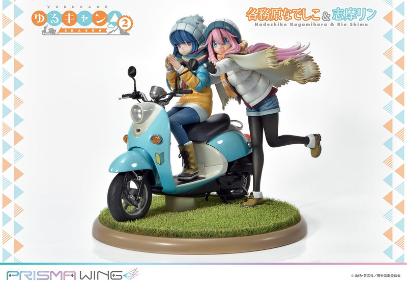 Laid-Back Camp Prime 1 Studio PRISMA WING Laid-Back Camp Nadeshiko Kagamihara & Rin Shima 1/7 Scale Pre-Painted Figure