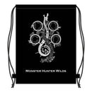 MONSTER HUNTER WILDS CAPCOM Knapsack Title Logo Symbol