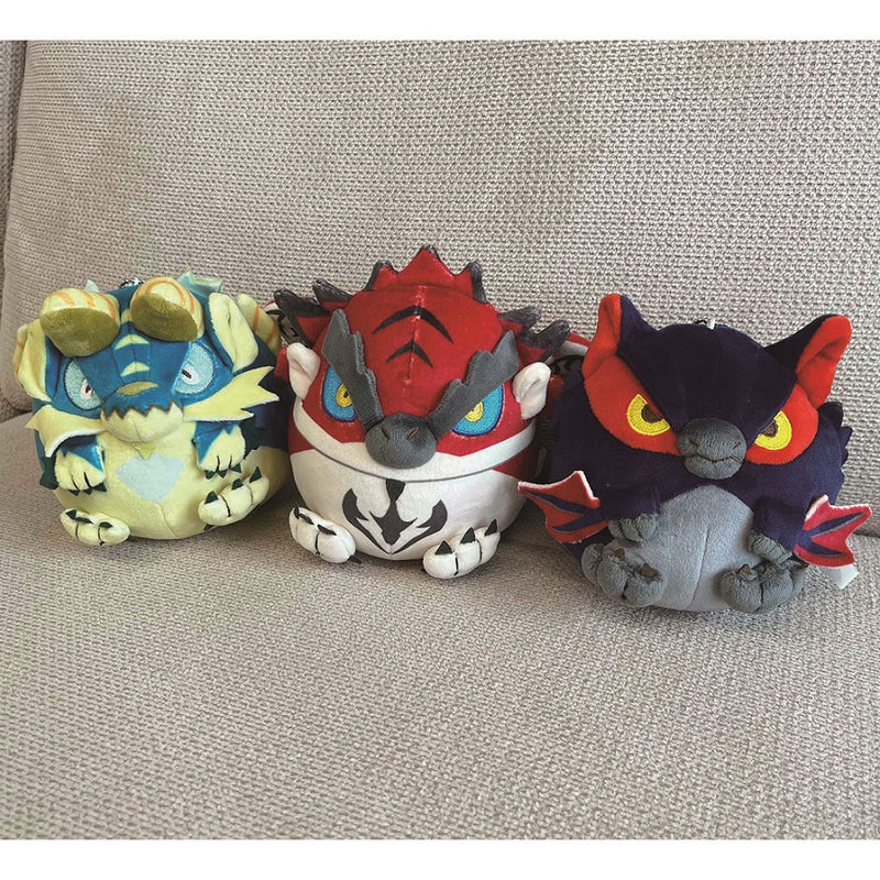 MONSTER HUNTER CAPCOM Fluffy Eggshaped Plush Mini Zinogre