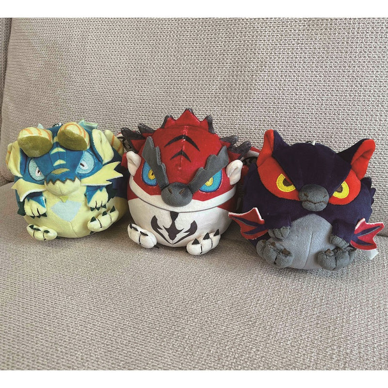 MONSTER HUNTER CAPCOM Fluffy Eggshaped Plush Mini Rathalos