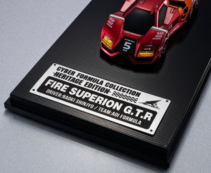 Cyber Formula Collection MEGAHOUSE -Heritage Edition-  Future GPX Cyber Formula FIRE SUPERION G.T.R