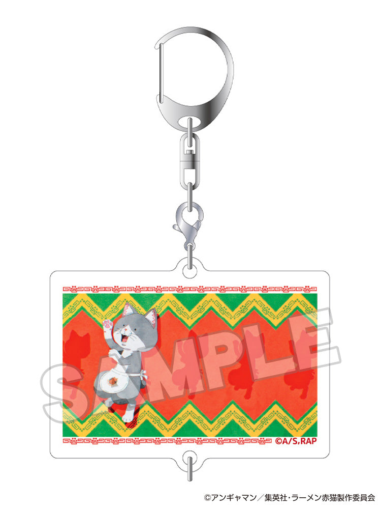 Ramen Akaneko 16 directions Ramen Akaneko Connecting Acrylic Keychain