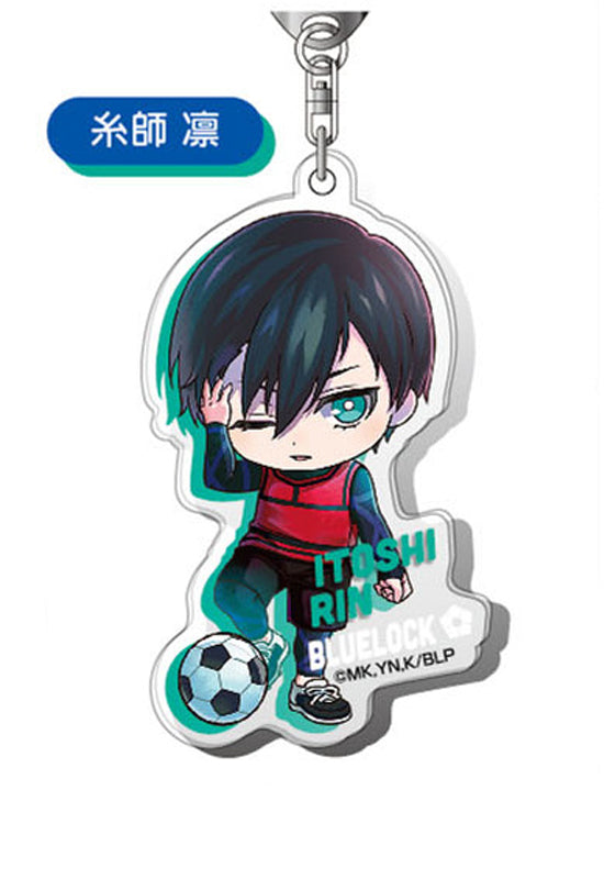 Blue Lock Bandai Acrylic Key Chain Yurusuta 08 Itoshi Rin AK