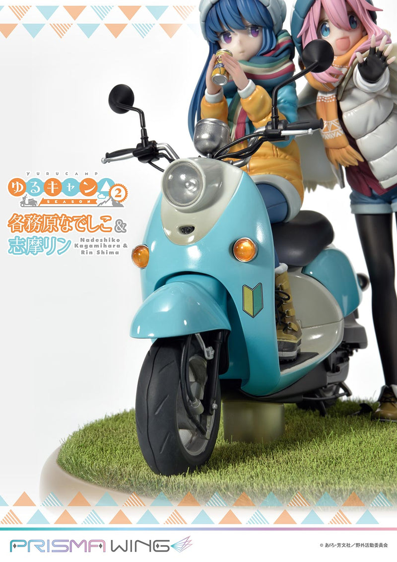 Laid-Back Camp Prime 1 Studio PRISMA WING Laid-Back Camp Nadeshiko Kagamihara & Rin Shima 1/7 Scale Pre-Painted Figure