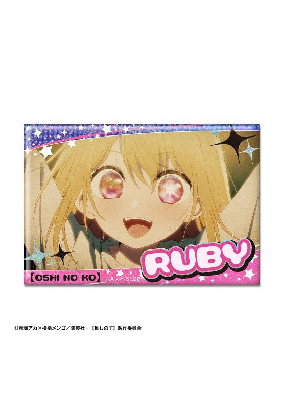 Oshi no Ko Licence Agent Hologram Can Badge Design 09 Ruby B