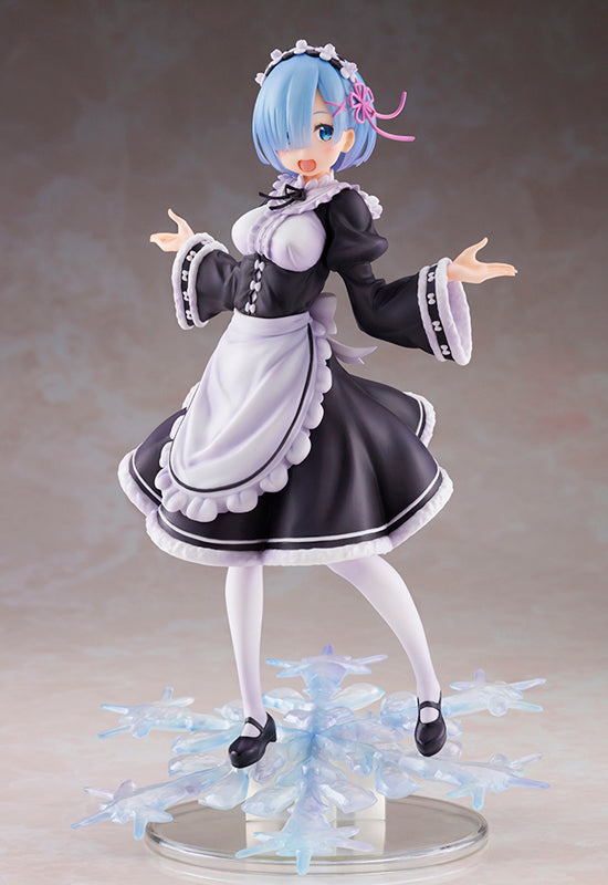 Re:Zero Starting Life in Another World AMP Figure - Rem (Winter Maid Image Ver.)