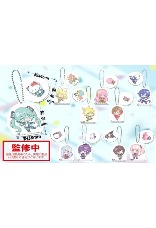 Project SEKAI Colorful Stage! feat. Hatsune Miku x Sanrio Characters Sega Capsule Mini Character W Acrylic Key Chain Collection Vol. 3