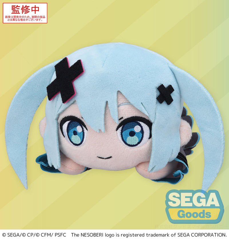 COLORFUL STAGE! The Movie: A Miku Who Can't Sing SEGA NESOBERI (Lay-Down) Plush Closed Windows SEKAI Hatsune Miku