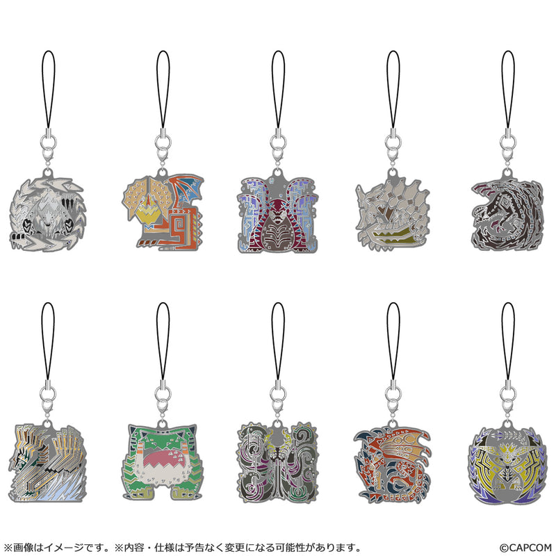 MONSTER HUNTER WILDS CAPCOM Monster Hunter Wilds Monster icon Metal Keychain