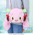 Character Vocal Series 01: Hatsune Miku SEGA fuwa petit Sakura Miku Face Shoulder Bag (M)
