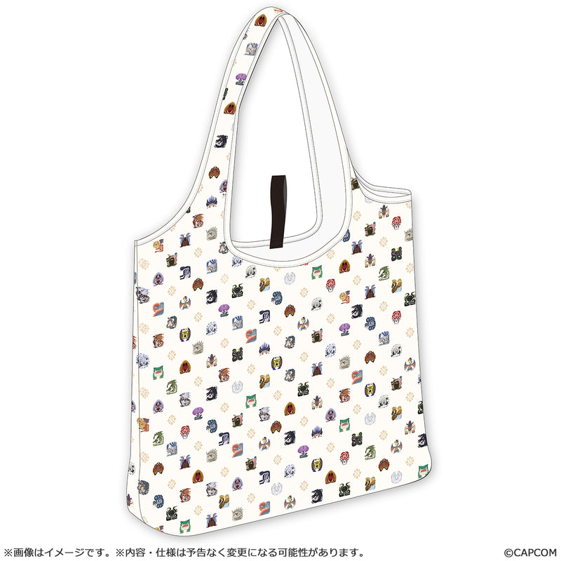 MONSTER HUNTER WILDS CAPCOM Reusable Shopping Bag Monster Hunter Wilds monster icon