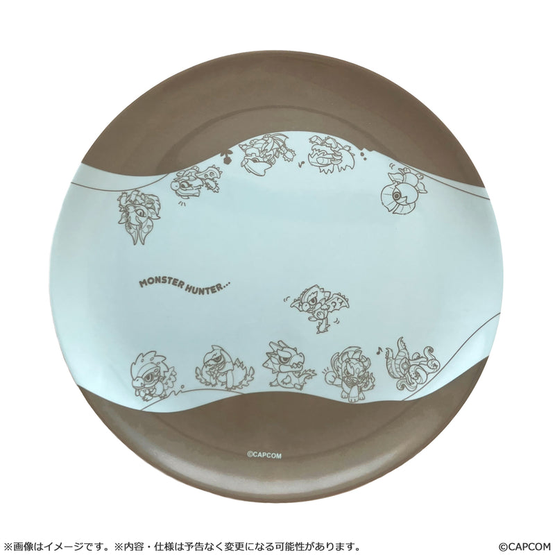 Monster Hunter CAPCOM MONSTER HUNTER CHIBI STYLE Melamine Plate: Mint Color