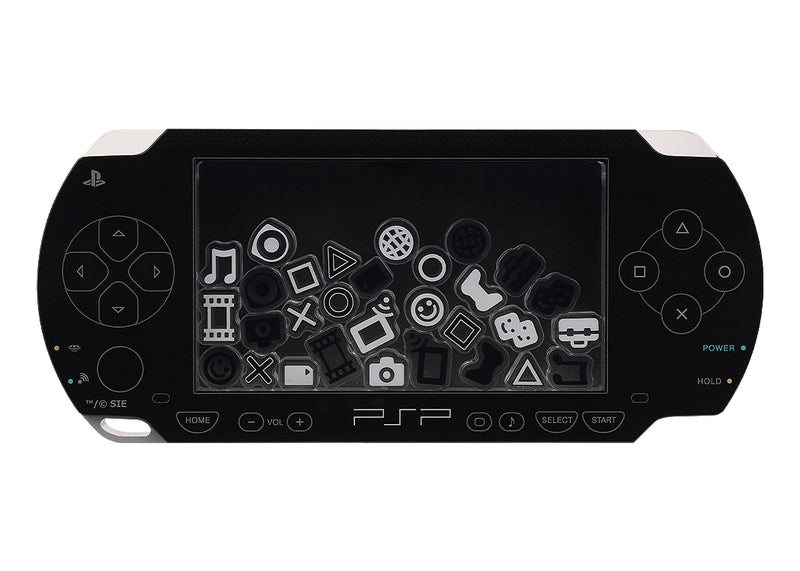 PlayStation Good Smile Company PSP™ (PlayStation™Portable) Rattle Acrylic Stand: Black Ver./White Ver.