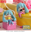 Hatsune Miku x Love and Berry Dress Up and Dance! SEGA fuwa petit Perching Mini Figure Hatsune Miku (EX)