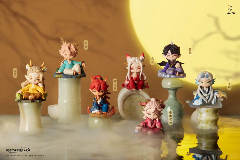 Shenzhen Mabell Animation Development Searching for Mountains and Seas,Stars (Set of 6 figures)