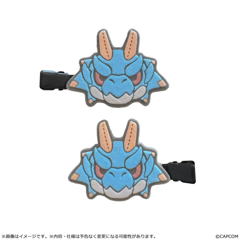 MONSTER HUNTER CAPCOM CHIBI STYLE Flocked Hair Clip