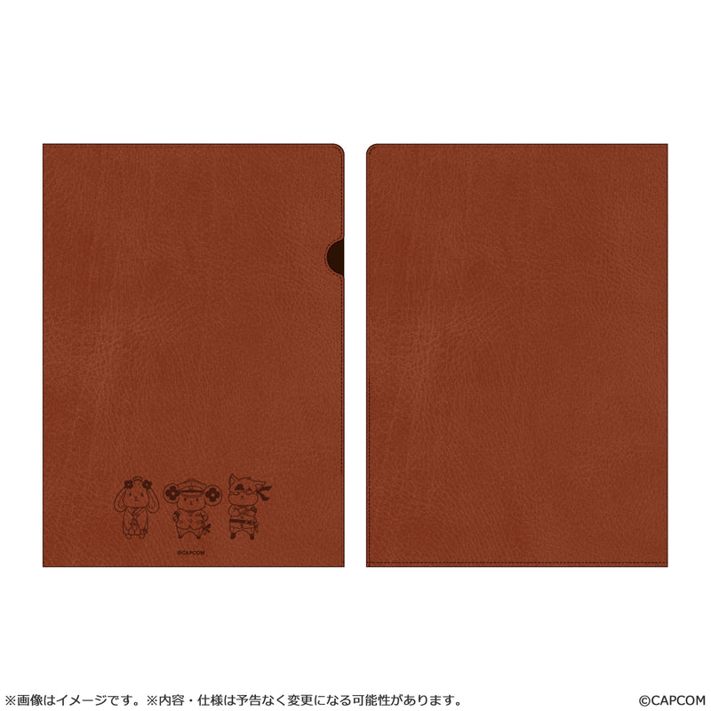 Ace Attorney CAPCOM Leather booklet-like file folder The Great Ace Attorney IRIS'S HANDMADE CHARMS A